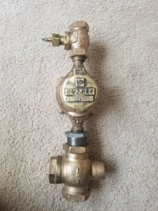 Steampunk Lamp Base Parts Sensus Brass Water Meter Antique Brass Valves