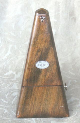 Antique Maelzel Paquet 1815–1846.  Rosewood Pyramid Mechanical Metronome France