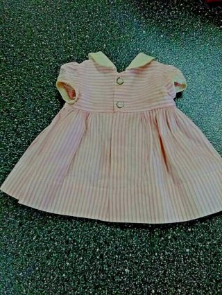Vintage 1960 ' s Chatty Cathy Pink Peppermint Dress,  Very Good Pre - owned 3