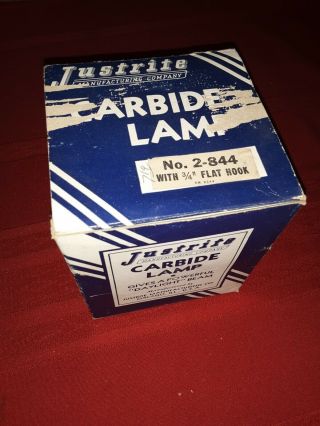 Justrite Carbide Miners Lamp 2 - 844 Nos