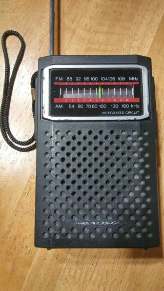 Realistic Am/fm Transistor Radio Model 12 - 634 By Radio Shack - Vintage Work