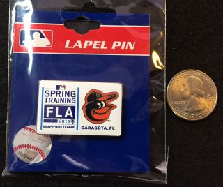 2019 Baltimore Orioles Grapefruit League Spring Training LOGO Lapel Pin 3