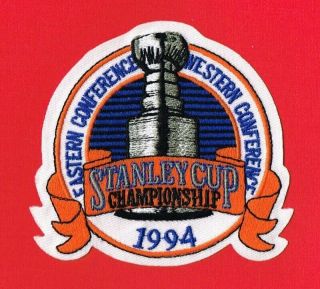 Stanley Cup 1994 Nhl Finals Patch - Vancouver Canucks Vs Ny Rangers Patch