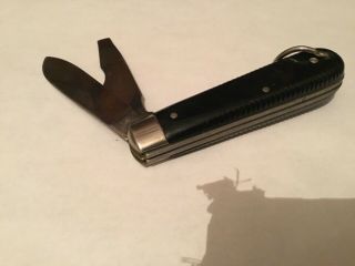 Old Vtg Ric - Nor Co.  2 Blade Folding Pocket Knife Made In Usa With Lock Blade