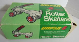 Vintage Metal Union Hardware Co.  Roller Skates,  No.  5 - With Key