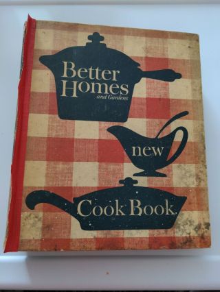 Vintage 1962 Better Homes And Gardens Cook Book 5 Ring Binder