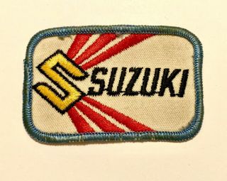 Vintage Suzuki Motorcyles - 1970’s Patch Rare 70’s 80’s Motor Cross