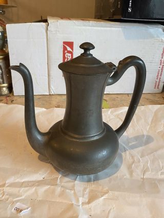 Old Colony Williamsburg Pewter Tea Pot Vintage P3