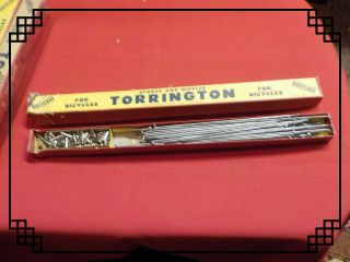 Vintage Box Of Torrington Spokes And Nipples Rustless 7 15/16 ” 20 X 1 3/4