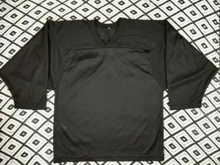 Vintage Blank Black Air Knit Ccm Hockey Jersey Sm
