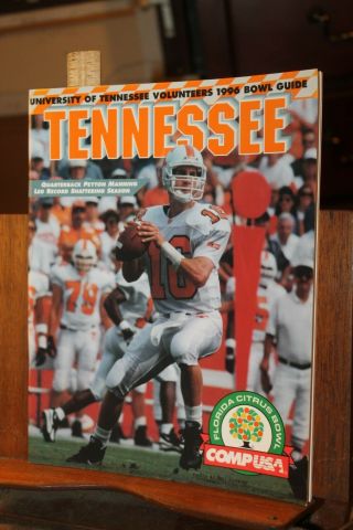 University Of Tennessee Volunteers Vols Football Program 1996 Citrus Bowl Guide