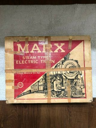 Vintage Marx Electric Steam Train Set - Vintage