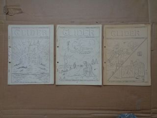 Vtg 1943 Issues 1 - 3 Wwii,  317th Sub Depot Wendover Field,  Utah " Glider " Newspaper