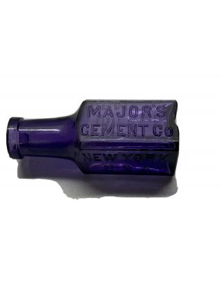 Vintage Purple Major’s Manufacturing Co.  Rubber Cement York Usa Make Offer