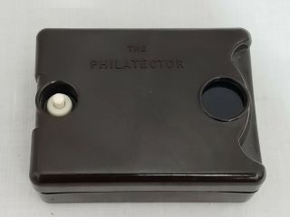Vintage Philatector Electric Watermark Detector H & A Wallace Made In England