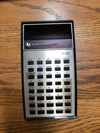 Vintage Texas Instruments Ti - 30 1970 