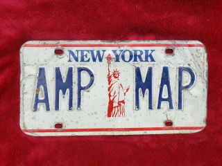 2001 York License Plate Vanity Amp Map Music Audio