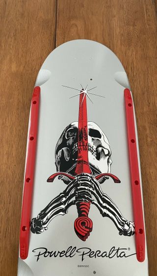 Schmitt Stix Nos 80’s Ugly Stix Vintage Red Skateboard Rails Rib Powell Bones
