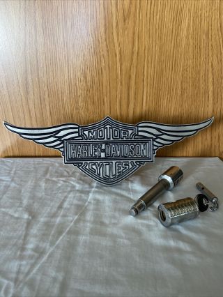 Harley Davidson Trailer Hitch Cover