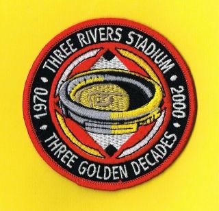 Pittsburgh Pirates 2000 Three Rivers Stadium 30th Anniversary Patch