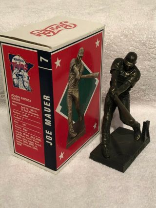 Joe Mauer Minnesota Twins Pepsi Sga Bronze Statue/figurine