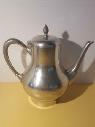 Vintage Metawa Holland Real Pewter Tea Pot 94 Collectable Decor Coffee Silver