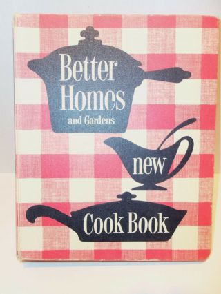 Vintage 1953 Unknown Edt.  Better Homes And Gardens Cookbook 5 Ringer Binder