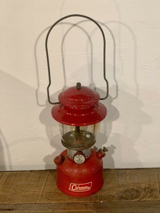 Vintage 1967 Coleman Red Lantern - Model 200a Sunshine Of The Night