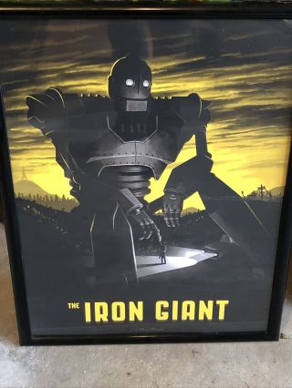 The Iron Giant Vintage Mondo Poster Print 2012 Mike Mitchell