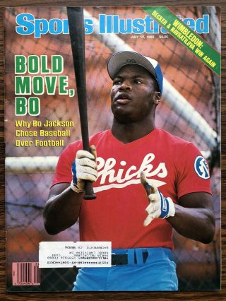 Sports Illustrated July 14,  1986 - Bo Jackson 1st Pro Cover