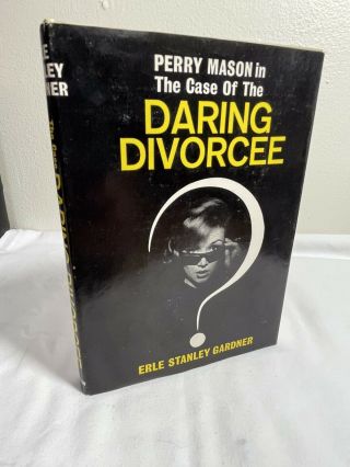 Vintage Perry Mason Mystery Case Of The Daring Divorcee.  Hardcover Book 1964