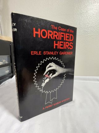 Vintage Perry Mason Mystery Case Of The Horrified Heirs.  Hardcover Book 1964