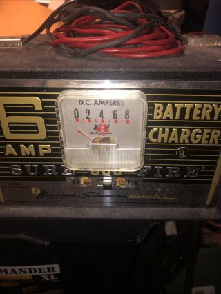 Vintage Sure Fire 600 6 Amp Battery Charger Model No.  Ws86