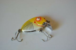 Vintage Heddon Tiny Punkinseed Yellow Shore Spook 3