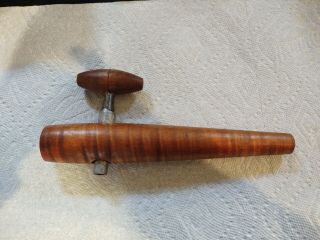 Vintage Curly Maple Spigot For A Keg And Is