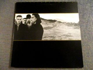" Nmint ",  Vintage 1987 U2 " The Joshua Tree " Rock Lp / Island 90581