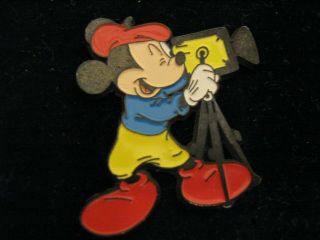 Old " Vintage " Disney Mickey Mouse As Director Pin
