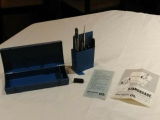 Vtg Clay Adams Surgical Dissection Medical Kit 6pc In Travel Box W/ Paperwork