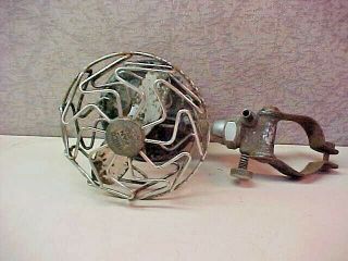 Vintage Trico Vacuum Powered Dash Fan Old Antique With Bracket