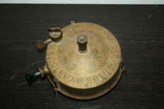 Antique Vintage Brass Coleman Solus Camping Stove Parts Only 2