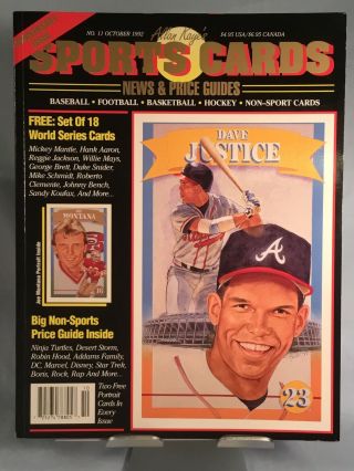 1992 Allan Kaye’s Sports Card News Anniversary Issue With 18 World Series Cards