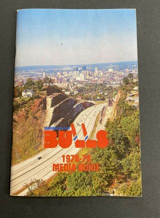 Vintage 1978 - 79 Birmingham Bulls Wha Hockey Media Guide