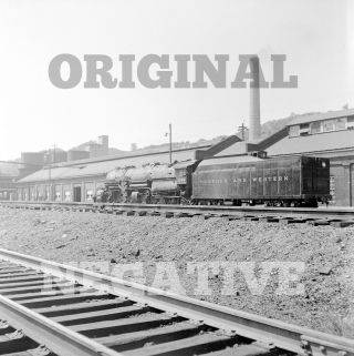 Orig 1957 Negative - Norfolk & Western N&w Y6 Bluefield West Virginia Railroad