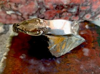 Vintage Native Sterling Silver Spoon Cuff Bracelet
