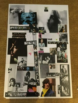 The Beatles White Album 1968 Vintage 22.  5 " X 33.  75 " Poster