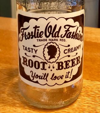 Vintage Frostie Old Fashion Root Beer Bottle Jefferson Bottling Punxsutawney PA 3