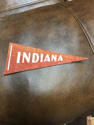 Indiana Hoosiers Vintage Felt College Football Pennant