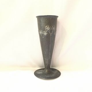 Arts And Crafts Archibald Knox For Liberty And Co.  Tudric Pewter Flower Vase