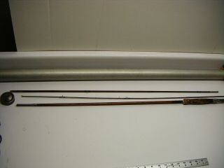 Vintage Montague " Bear Lake " 9 Ft.  Bamboo Fly Rod 3 Piece W/tube
