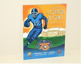 75th 2011 Cotton Bowl Football Program Texas A&m Vs Lsu -